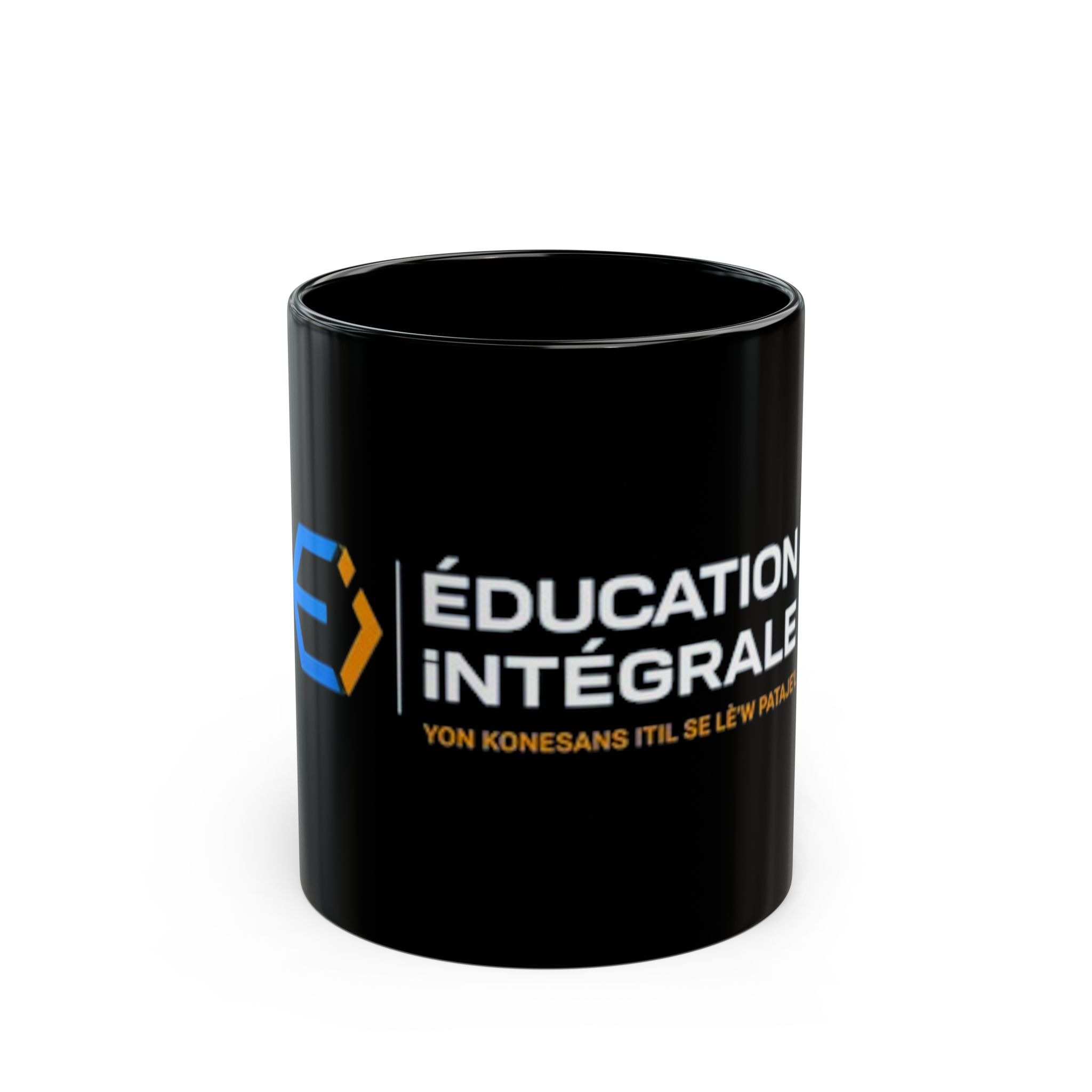 Éducation Intégrale Black Coffee Mug — Branded 11oz/15oz Ceramic - Image 2